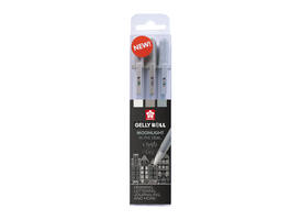 Gelschrijver Sakura Gelly Roll Moonlight 06 urban set à 3 kleuren