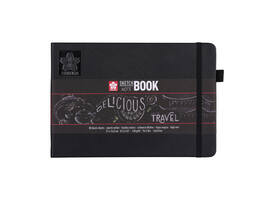 Schetsboek Sakura 80 zwarte vellen 140gr 210x148mm zwart