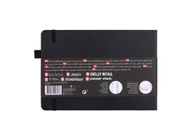 Schetsboek Sakura 80 zwarte vellen 140gr 210x148mm zwart