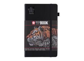 Schetsboek Sakura 80 zwarte vellen 140gr 130x210mm zwart