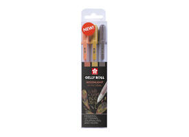 Gelschrijver Sakura Gelly Roll Moonlight 06 nature set à 3 kleuren