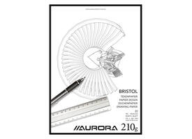 Tekenblok Aurora A4 20 vel 210 gram Bristol papier