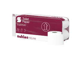 Toiletpapier Satino MT1 HiLine 3-laags 8x250 vel wit 071340
