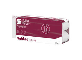 Toiletpapier Satino MT1 HiLine 3-laags 8x250 vel wit 071340
