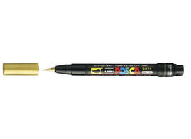 Paintmarker Uni POSCA PCF350 Brush 1-10mm goud