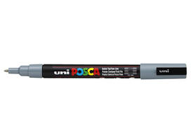 Paintmarker Uni POSCA PC3M fijn grijs