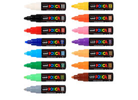 Paintmarker Uni POSCA PC7M breed lichtblauw