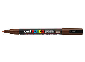 Paintmarker Uni POSCA PC3M fijn bruin