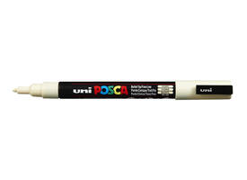 Paintmarker Uni POSCA PC3M fijn ivoor