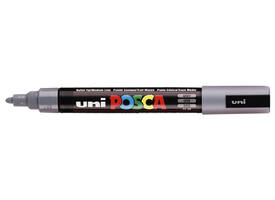 Paintmarker Uni POSCA PC5M medium grijs