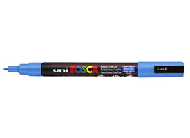 Paintmarker Uni POSCA PC3M fijn hemelsblauw