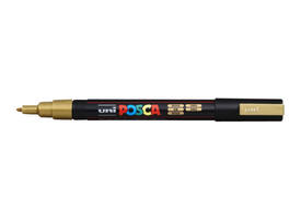 Paintmarker Uni POSCA PC3M fijn goud