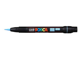 Paintmarker Uni POSCA PCF350 Brush 1-10mm lichtblauw