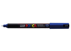Paintmarker Uni POSCA PC1MR extra fijn donkerblauw