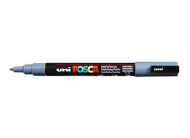 Paintmarker Uni POSCA PC3M fijn leisteengrijs