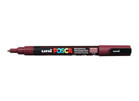 Paintmarker Uni POSCA PC3M fijn wijnrood