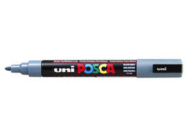 Paintmarker Uni POSCA PC5M medium leisteengrijs