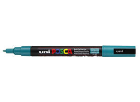 Paintmarker Uni POSCA PC3M fijn smaragdgroen