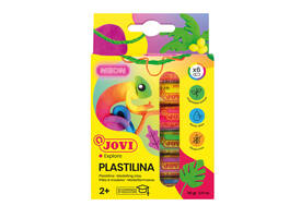 Boetseerklei Jovi plastalina 15gr neon kleuren assorti etui à 6 stuks