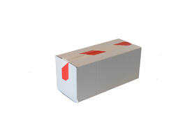 Waarschuwingstape IEZZY 50mmx66m rood/wit