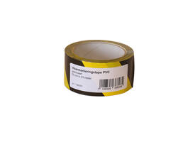Vloermarkeringstape IEZZY 50mmx33m zwart/geel