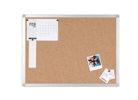 Prikbord Quantore 90x60cm kurk