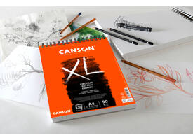Schetspapier Canson XL Sketch 60vel 90gr A5 ivoorwit