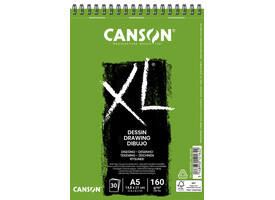 Tekenpapier Canson XL Drawing 30vel 160gr A5 wit