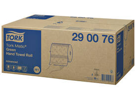Handdoekrol Tork H1 Matic Advanced 2-laags 150m groen 290076