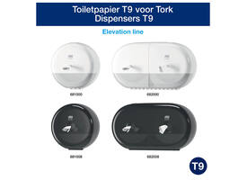 Toiletpapier Tork T9 Advanced SmartOne 2-laags 112m wit 472193