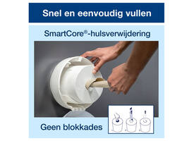 Toiletpapier Tork T9 Advanced SmartOne 2-laags 112m wit 472193