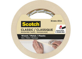 Afplaktape Scotch Classic 36mmx50m beige