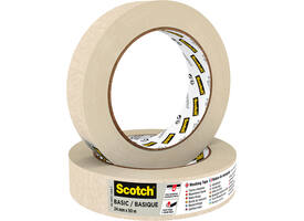 Afplaktape Scotch Basic 24mmx50m beige