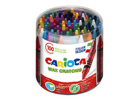 Waskrijt Carioca Maxi pot á 100 stuks assorti