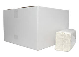 Handdoek Cleaninq H3 c-vouw 2-laags 250x310mm 16x152 vel wit