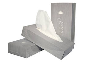 Facial tissues Euro Products 2-laags 100 vel wit 140040
