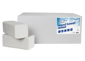 Handdoek Cleaninq H3 z-vouw 2-laags 240x210mm 20x160 vel wit
