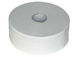 Toiletpapier Euro Products P4 jumbo groot 2-laags 380m wit 240038