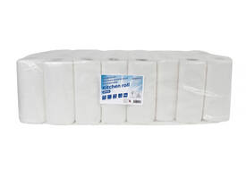 Keukenrol Cleaninq 2-laags 50 vel wit