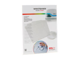 Polsband Colop E-mark 250x19mm 100 stuks wit