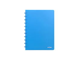 Schrift Atoma A4 ruit 5x5mm 144blz 90gr PP transparant assorti