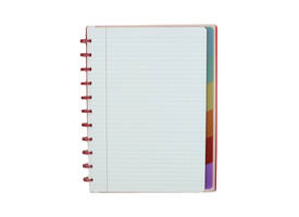 Schrift Atoma A4+ lijn 120blz 90gr PP transparant assorti