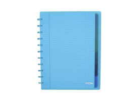 Schrift Atoma A4+ lijn 120blz 90gr PP transparant assorti