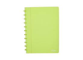 Schrift Atoma A4 blanco 144blz 90gr PP transparant assorti