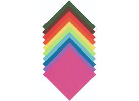 Origami papier Folia 70gr 15x15cm 100 vel assorti kleuren