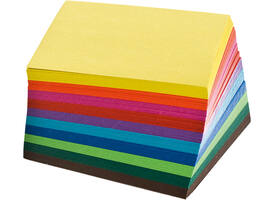 Origami papier Folia 70gr 20x20cm 500 vel assorti kleuren