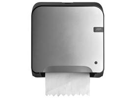 Handdoekroldispenser Quartzline Q14 Matic XL klein zilver 441199