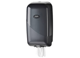 Poetspapierdispenser Pearl Line P17 klein zwart 431155