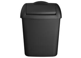 Dameshygiënebak Quartzline 8 liter zwart 441458