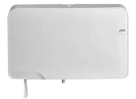 Toiletpapierdispenser Quartzline Q5 jumbo klein duo wit 441007